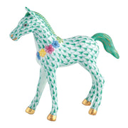 Herend Foal With Flowers Figurine Figurines Herend 