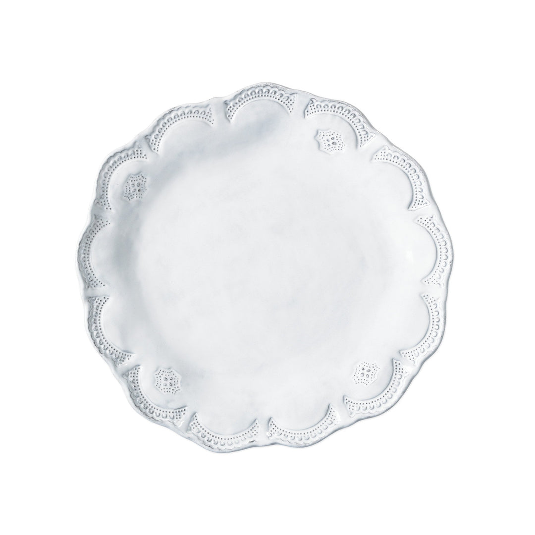 Vietri Incanto Lace European Dinner Plate Dinnerware Vietri