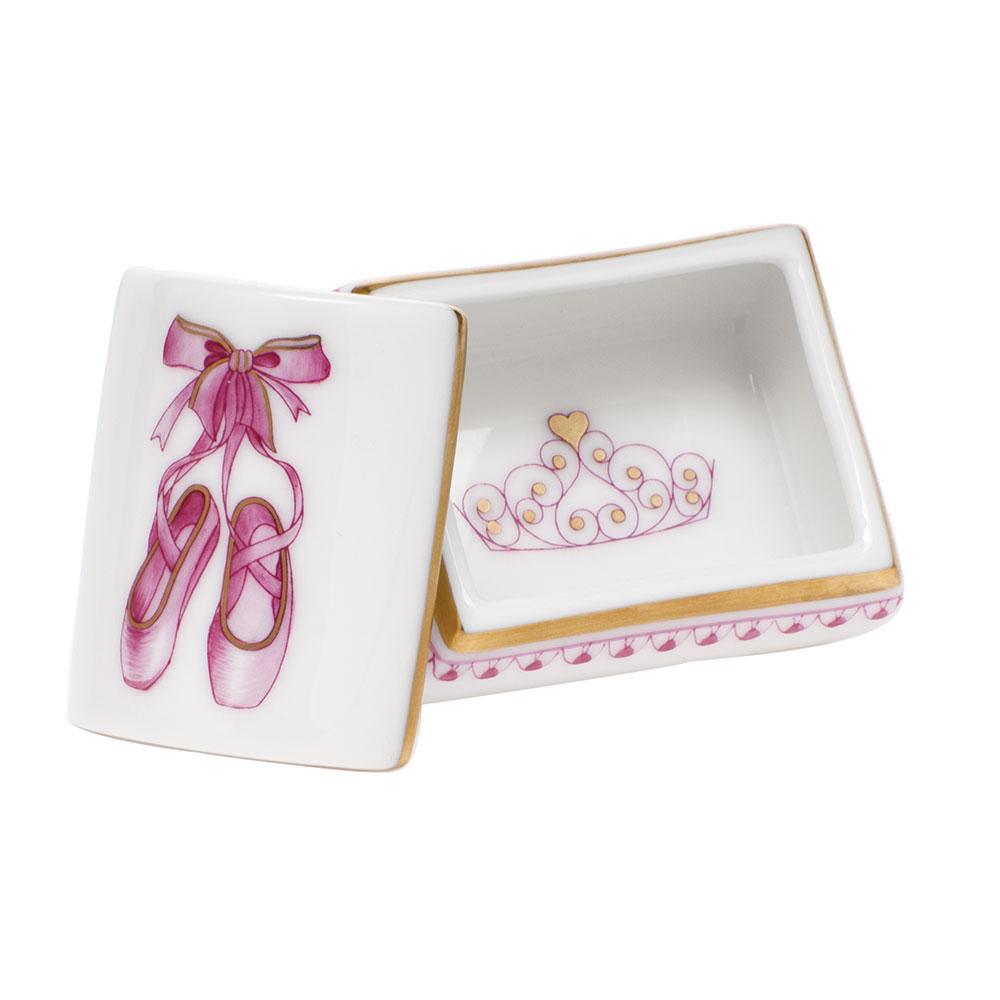 Herend Ballerina Box Figurines Herend