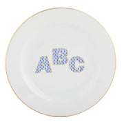 Herend Plate - ABC Figurines Herend Blue 