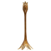 Jay Strongwater Ambrosius Tulip Tall Candle Stick Holder - Topaz Candle Holders Jay Strongwater 