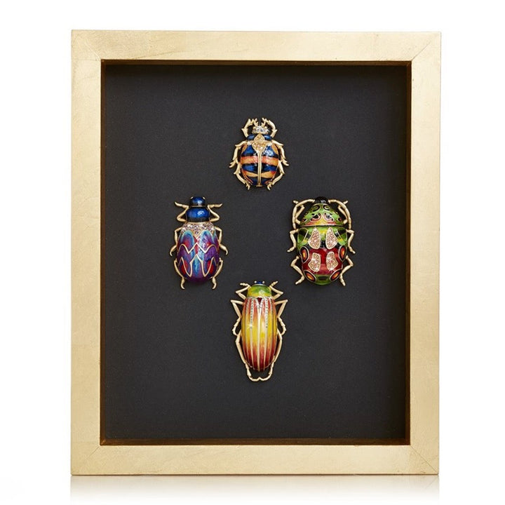 Jay Strongwater Beetle Wall Art Wall Art Jay Strongwater