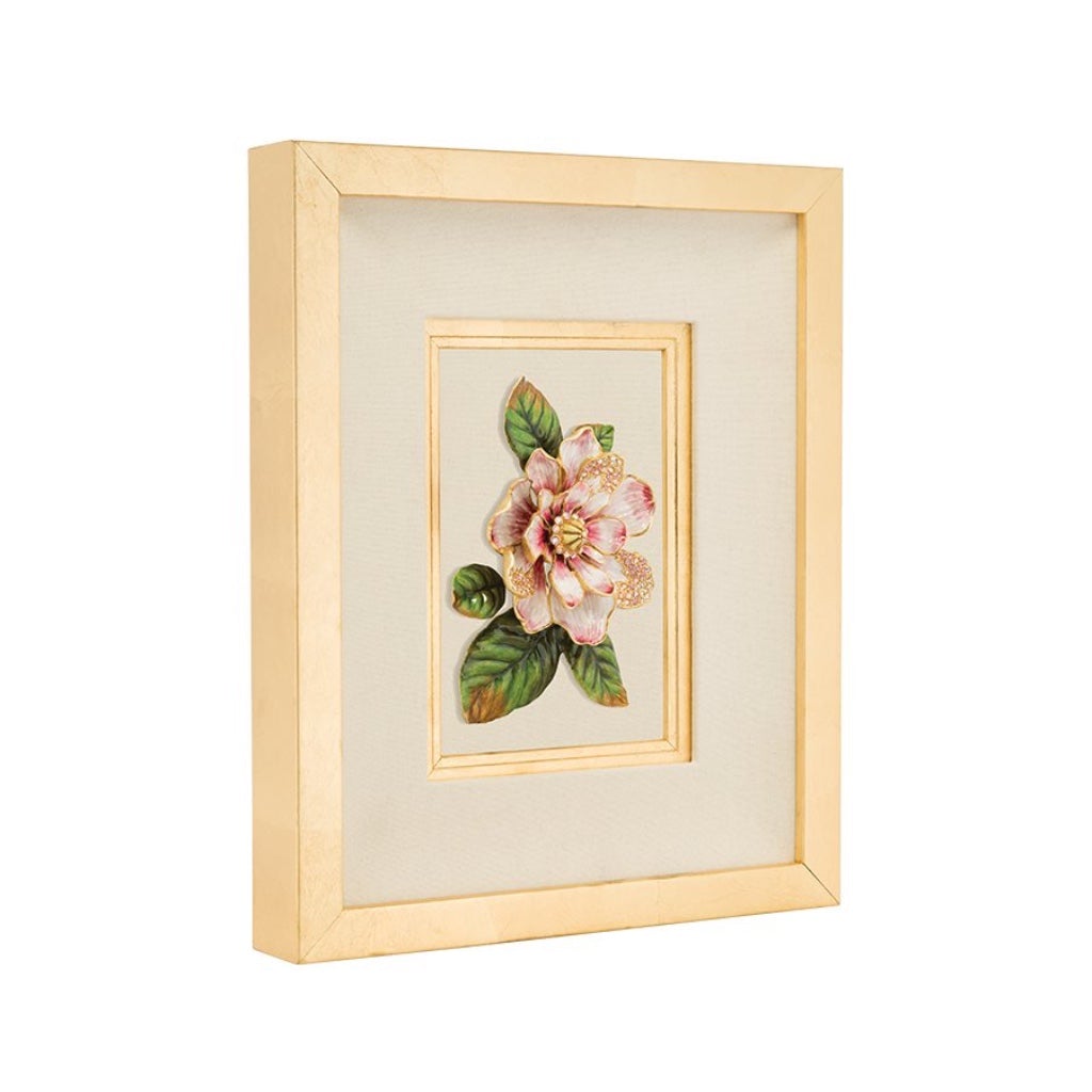 Jay Strongwater Essie Magnolia Wall Art Wall Art Jay Strongwater