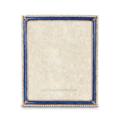 Jay Strongwater Laetitia Stone Edge 8" x 10" Frame - Delft Garden Picture Frames Jay Strongwater 