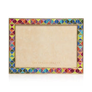 Jay Strongwater Mosaic Pyramid 5" x 7" Frame - Rainbow Picture Frames Jay Strongwater 