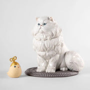 Lladro Porcelain Persian Cat Figurine Figurines Lladro 
