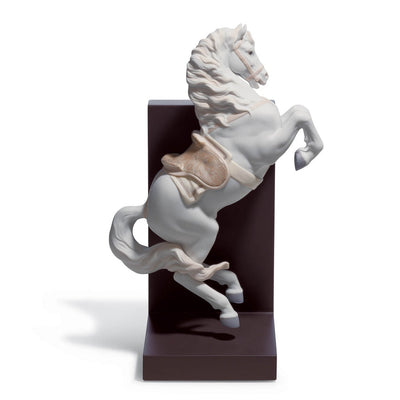 Lladro Porcelain Horse on Courbette Figurine Figurines Lladro 