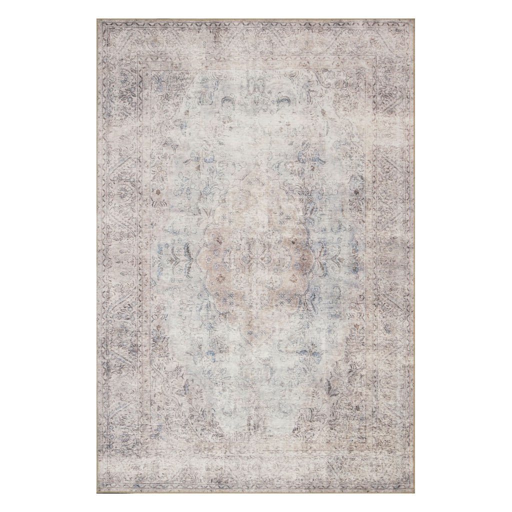 Loloi Loren LQ 04 Silver Slate Area Rug Rugs Loloi 3' 6" x 5' 6" Rectangle