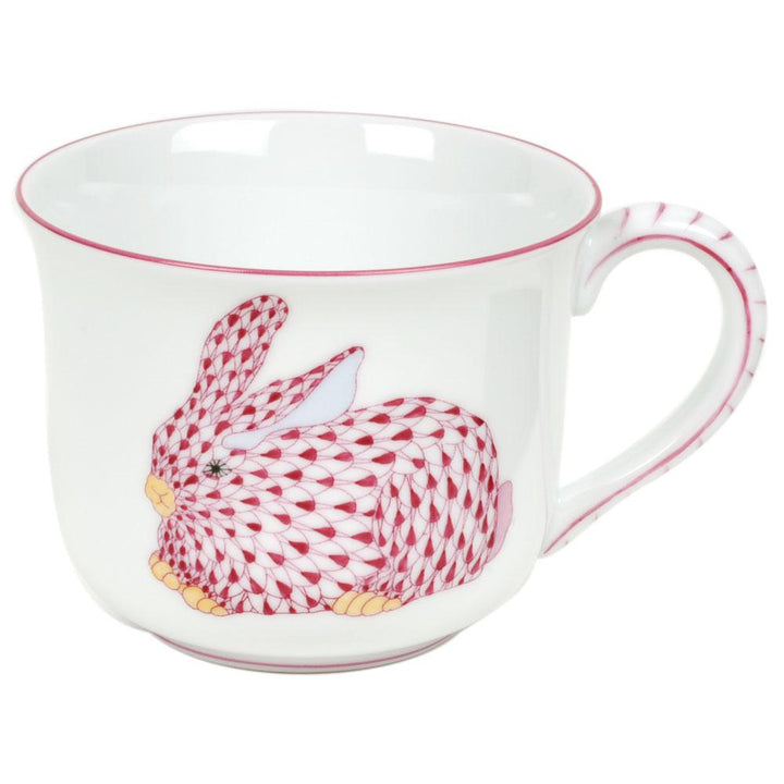 Herend Mug - Bunny Figurines Herend Raspberry (Pink)