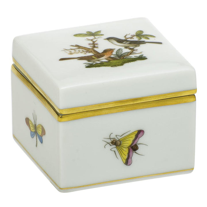 Herend Square Box Figurines Herend Rothschild Bird