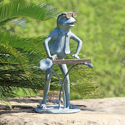 SPI Garden Jazzy Keyboard Frog Sculpture Sculptures SPI 