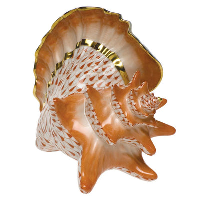 Herend Conch Shell Figurines Herend Rust 