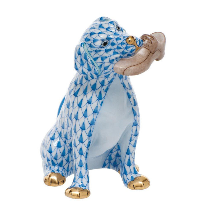 Herend Bella With Shoe Figurines Herend Blue