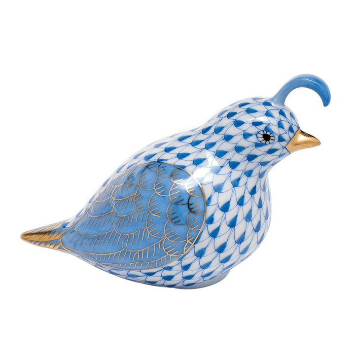 Herend California Quail Figurines Herend Blue