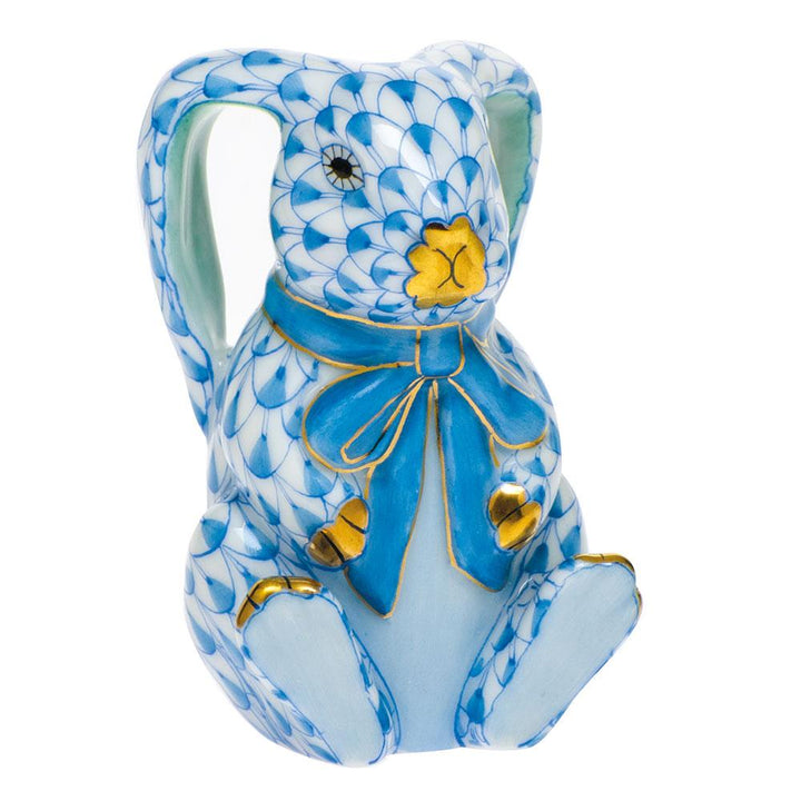 Herend Bunny Ears Figurines Herend Blue