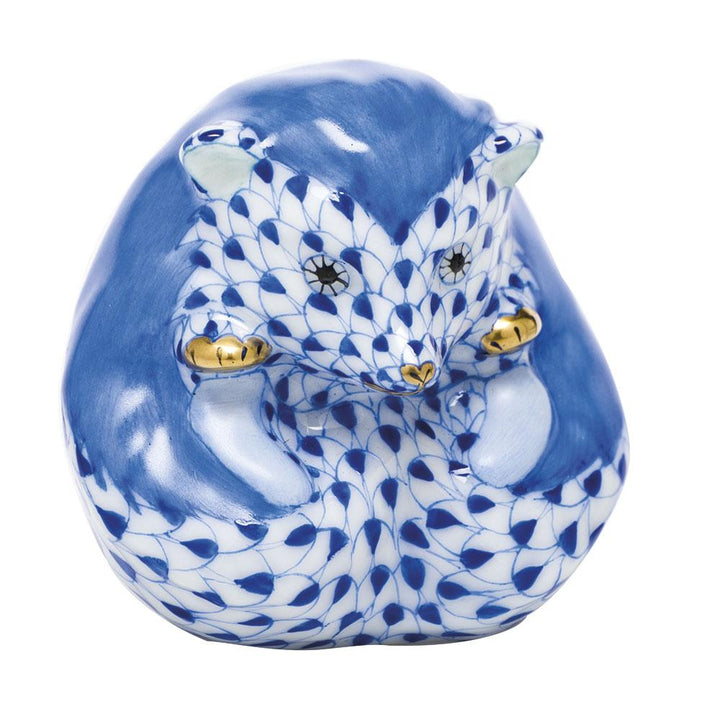 Herend Baby Hedgehog Figurines Herend Sapphire