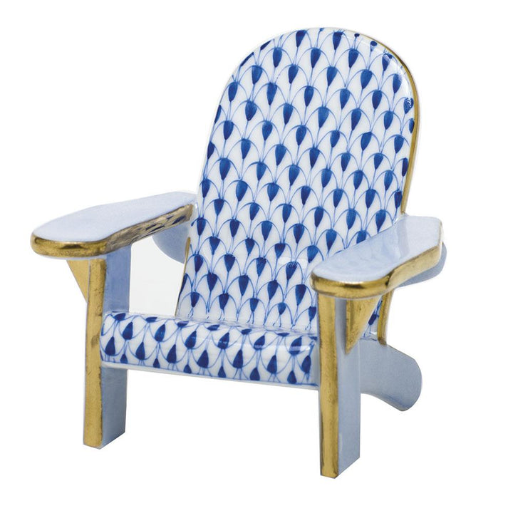 Herend Adirondack Chair Figurines Herend Sapphire
