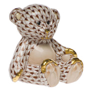 Herend Small Teddy Bear Figurines Herend Chocolate 