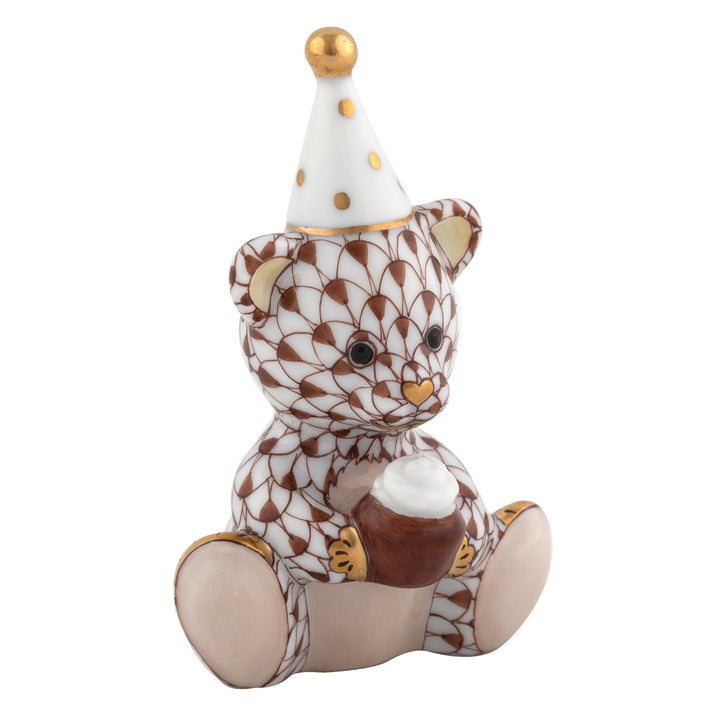 Herend Birthday Bear Figurines Herend Chocolate