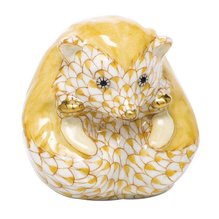 Herend Baby Hedgehog Figurines Herend Butterscotch