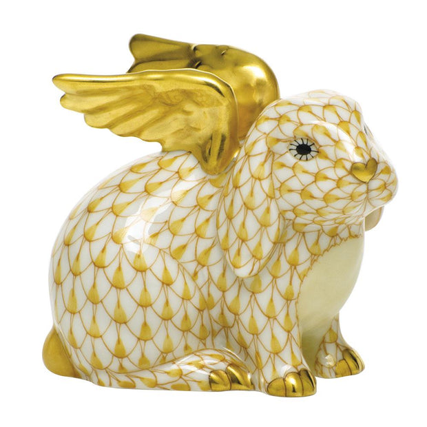 Herend Angel Bunny Figurines Herend Butterscotch 