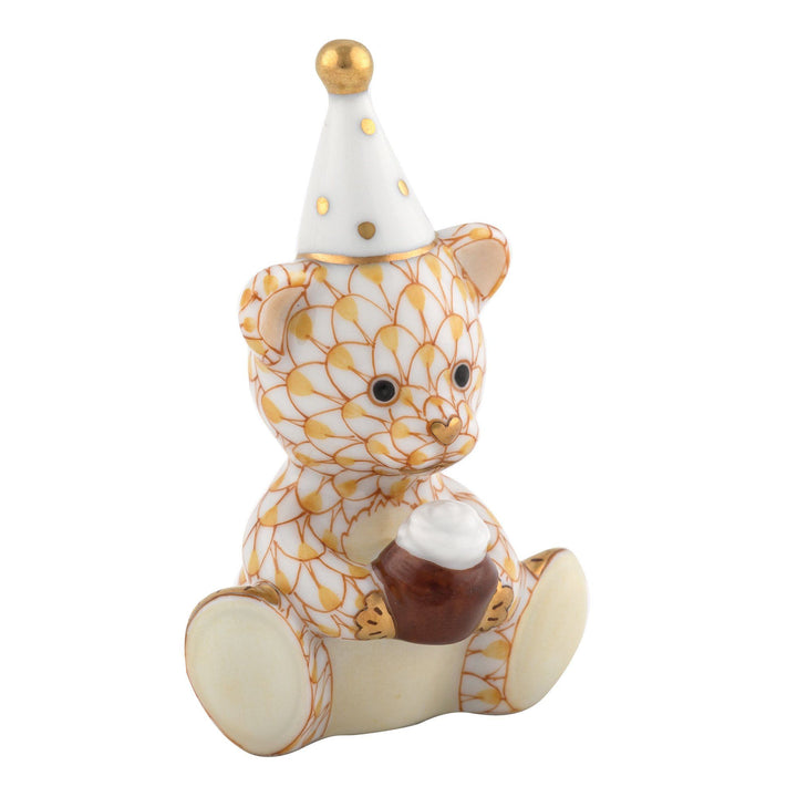 Herend Birthday Bear Figurines Herend Butterscotch