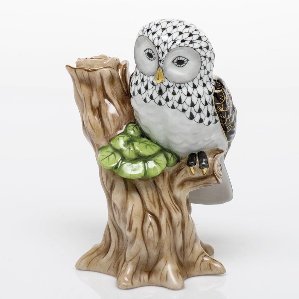 Herend Night Owl Figurines Herend Black