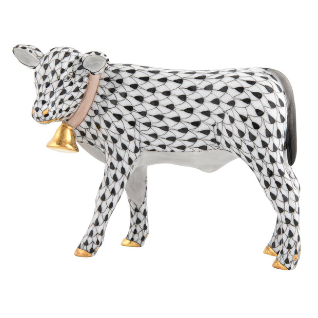 Herend Calf With Bell Figurines Herend Black 