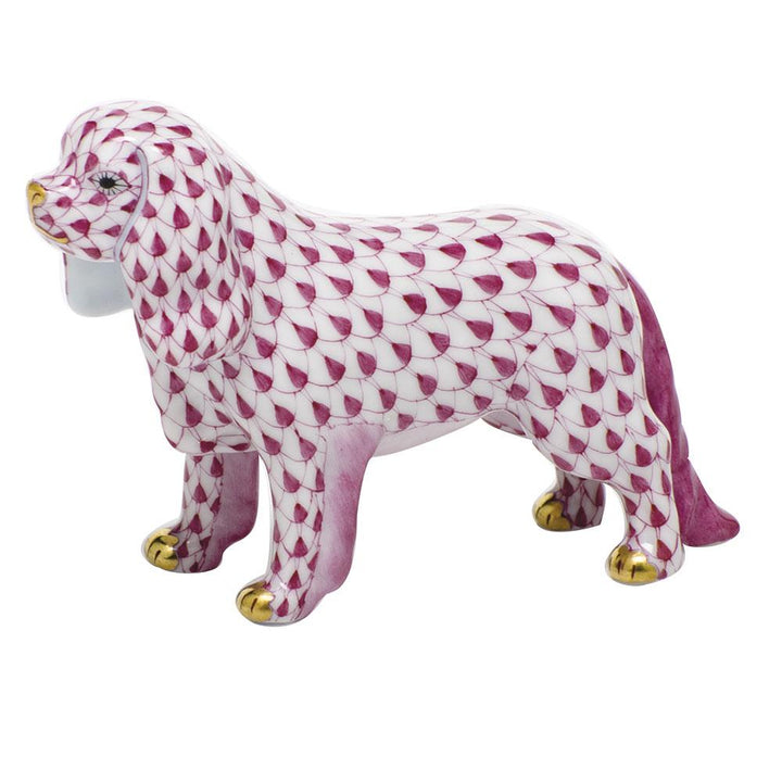 Herend Cavalier King Charles Spaniel Figurines Herend Raspberry (Pink)