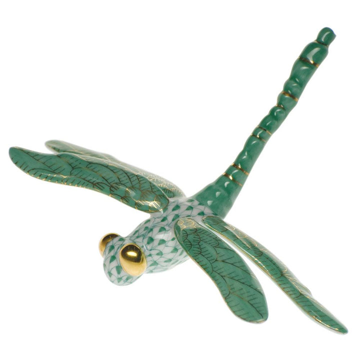 Herend Dragonfly Figurines Herend Green
