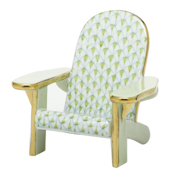 Herend Adirondack Chair Figurines Herend Lime Green
