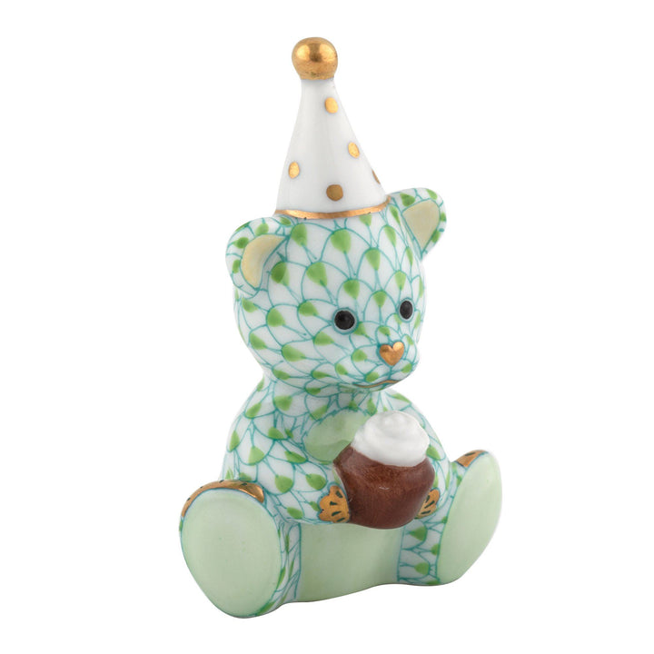 Herend Birthday Bear Figurines Herend Lime Green