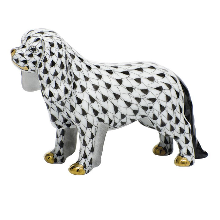 Herend Cavalier King Charles Spaniel Figurines Herend Black
