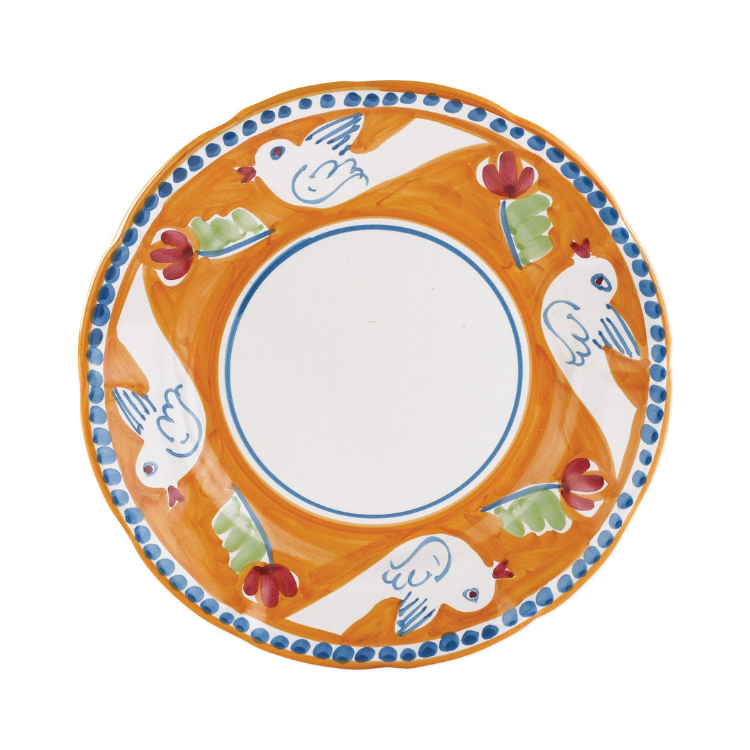 Vietri Campagna Uccello Dinner Plate Dinnerware Vietri