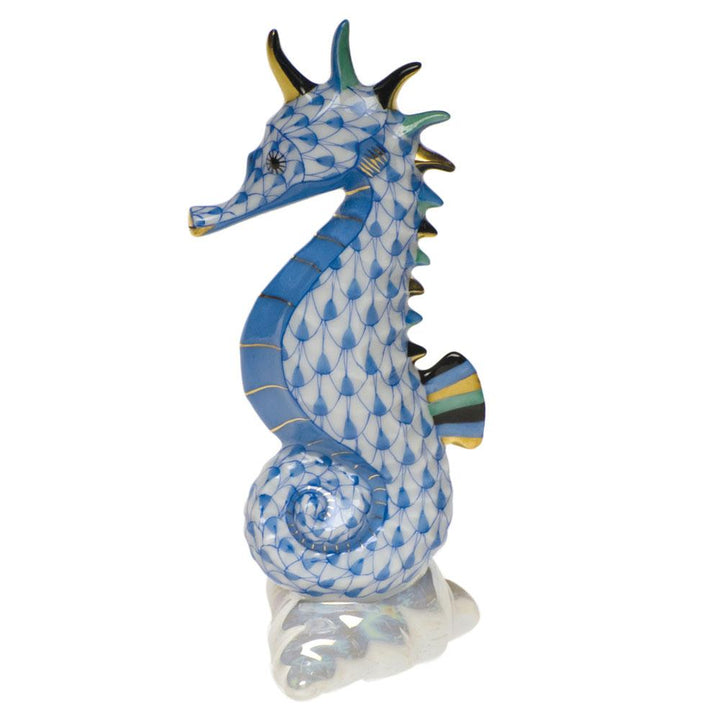 Herend Sea Horse Figurines Herend Blue