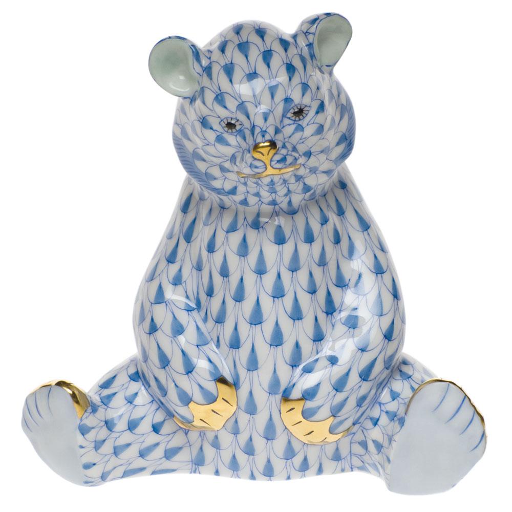 Herend Baby Bear Sitting Figurines Herend