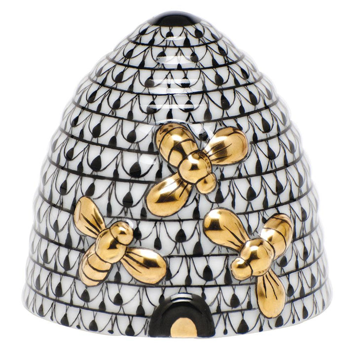 Herend Beehive Figurines Herend Black