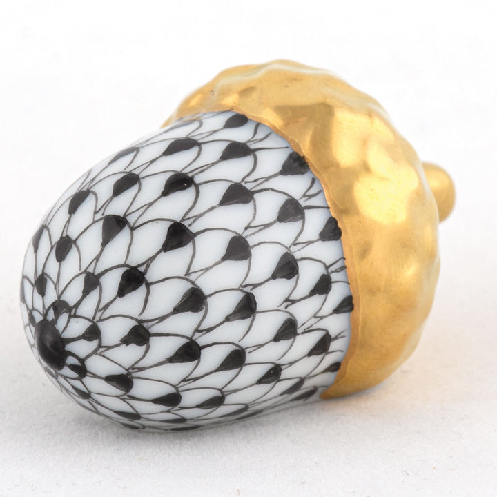 Herend Acorn Figurines Herend Black