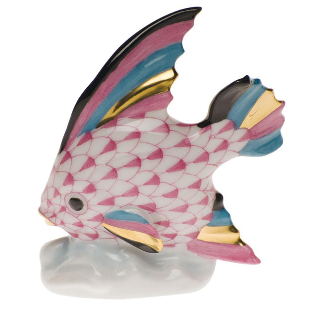 Herend Fish Table Ornament Figurines Herend Raspberry (Pink) 