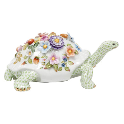Herend Blossoming Tortoise - Limited Edition Figurines Herend 