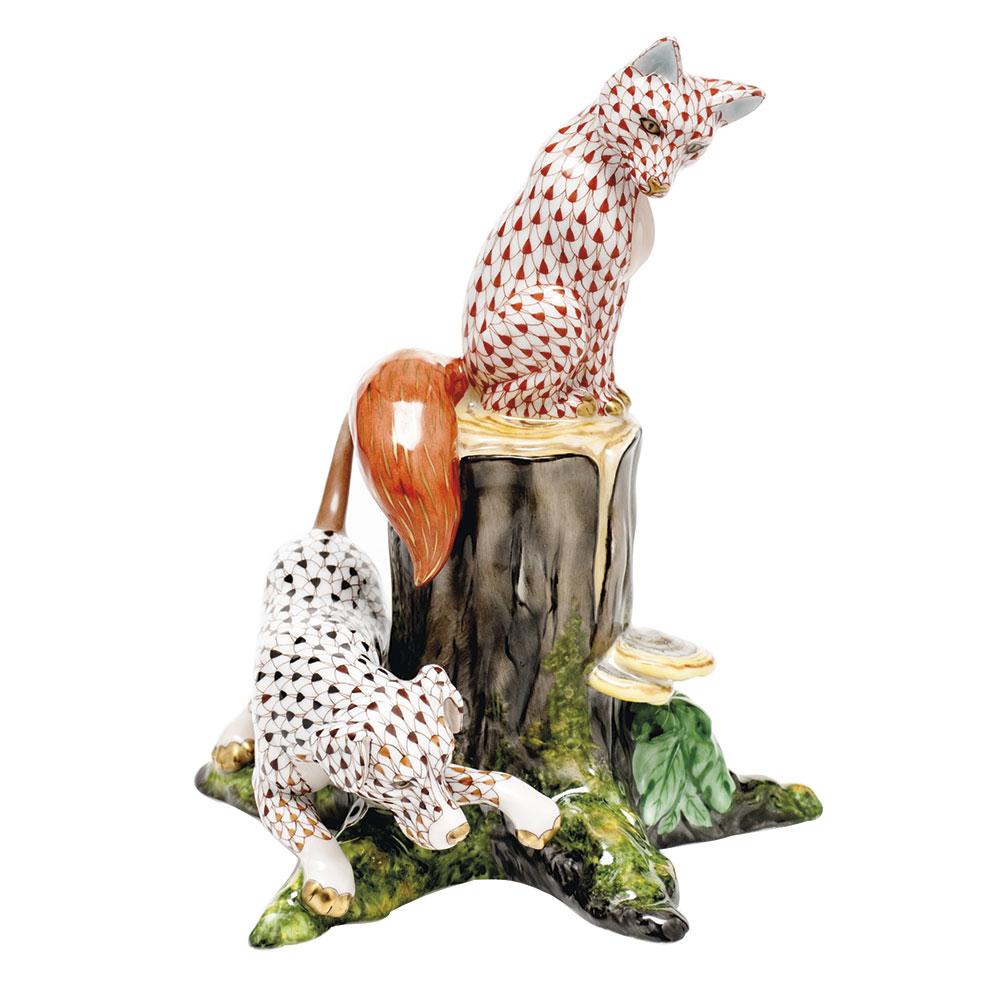 Herend Fox & Hound - Limited Edition Figurines Herend