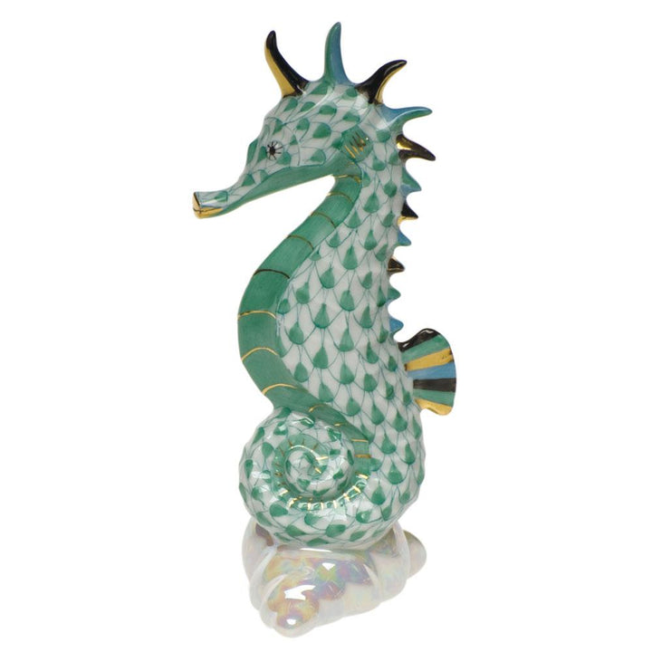 Herend Sea Horse Figurines Herend Green