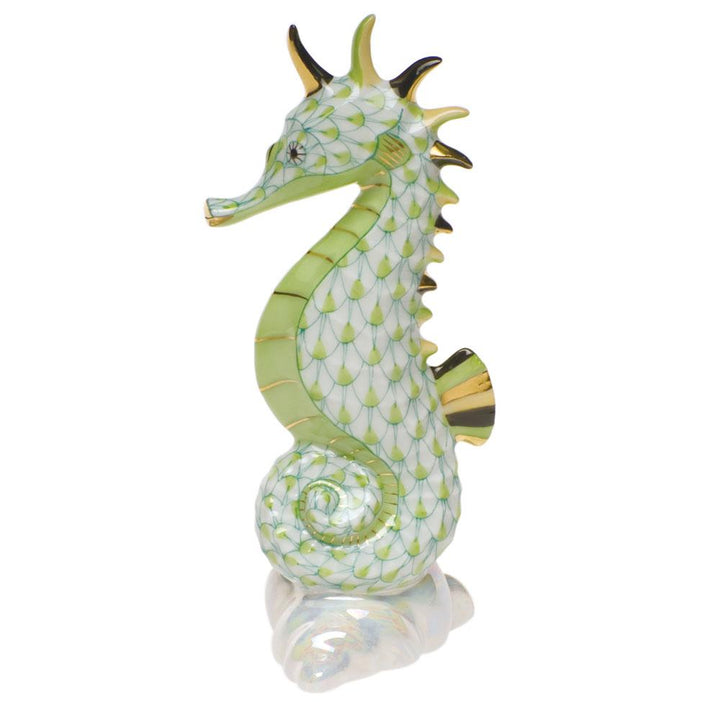 Herend Sea Horse Figurines Herend Lime Green