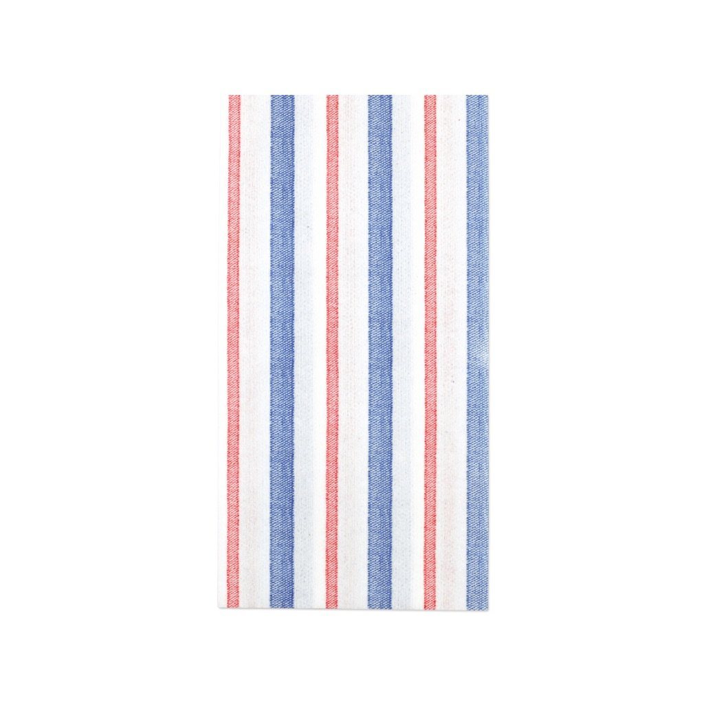 Vietri Papersoft Napkins Americana Stripe Guest Towels Dinnerware Vietri Pack of 20