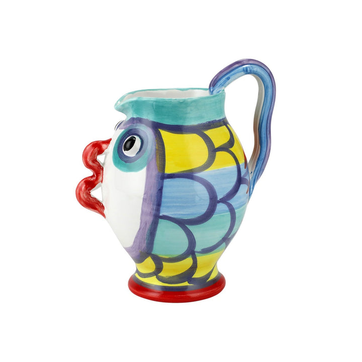 Vietri Pesci Colorati Mini Pitcher Dinnerware Vietri