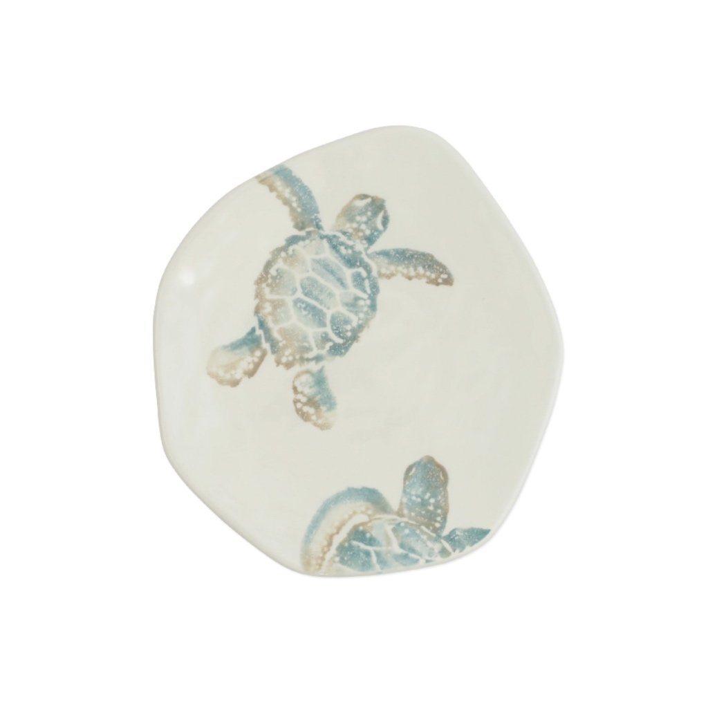 Vietri Tartaruga Turtle w/ Head Salad Plate Dinnerware Vietri