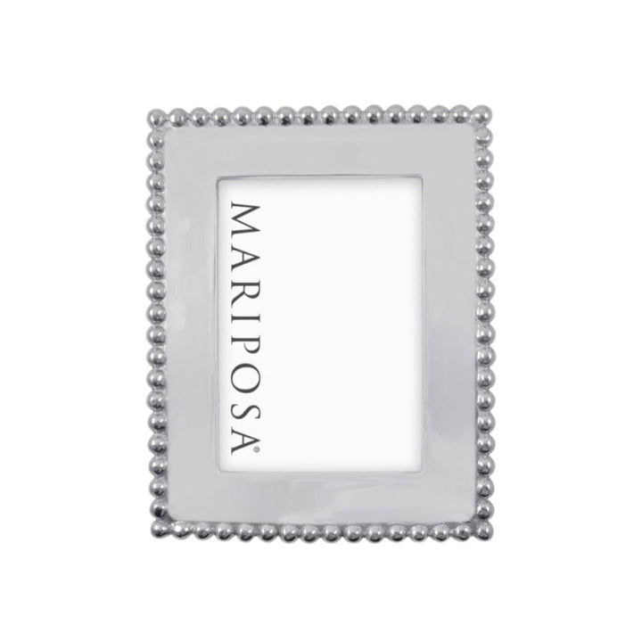 Mariposa Pearled 5" x 7" Engravable Frame Picture Frames Mariposa 