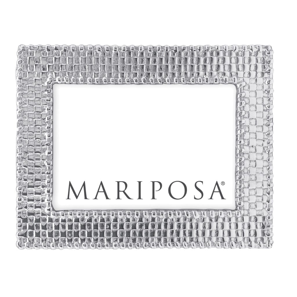 Mariposa Basketweave 4" x 6" Frame Picture Frames Mariposa 