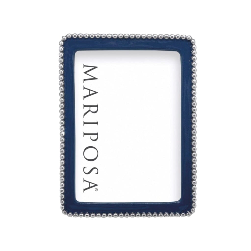 Mariposa Beaded Blue 5" x 7" Frame Picture Frames Mariposa 