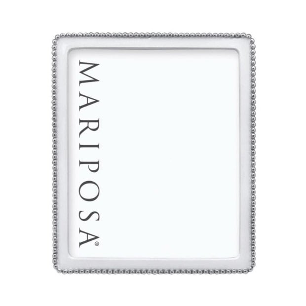 Mariposa Beaded White 8" x 10" Frame Fine Decor Direct
